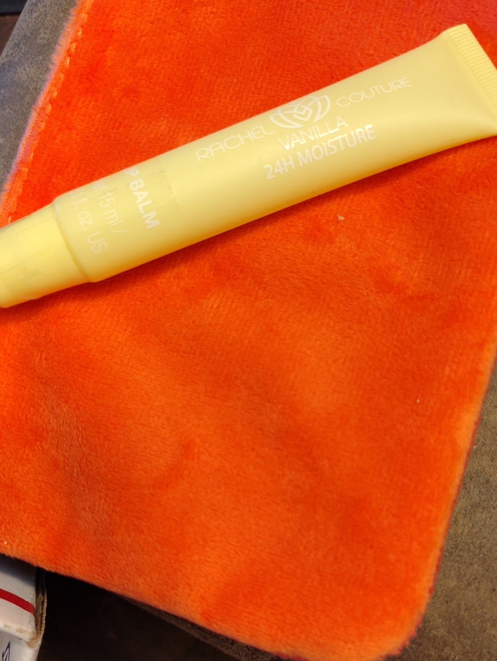Rachel Couture Vanilla 24H Moisture Lip Balm - Yellow